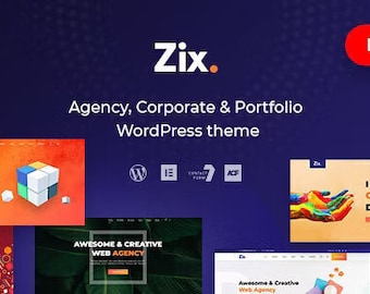 WordPress Zix: agencja cyfrowa i uniwersalny motyw WordPress