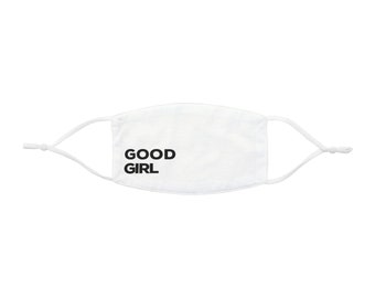 Gutes Mädchen Maske Weiß