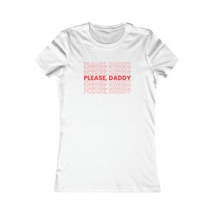 Por favor, papá femme camiseta de mujer