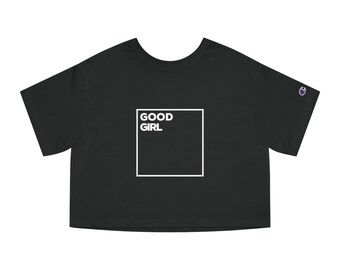 Good Girl Femme Frauen Crop Top T-Shirt