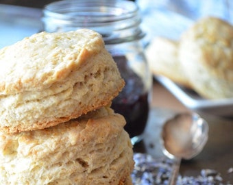 Buttery Lavender Biscuit Mix/Gifts for Foodies/Gourmet Baking Mixes