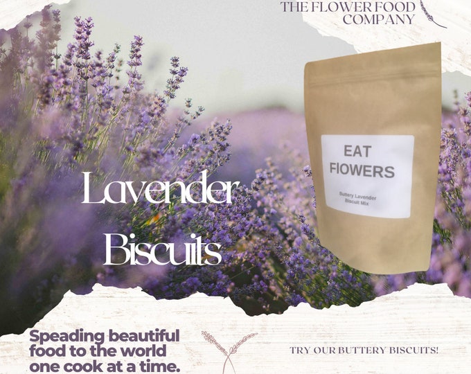 Buttery Lavender Biscuit Mix/Gifts for Foodies/Gourmet Baking Mixes