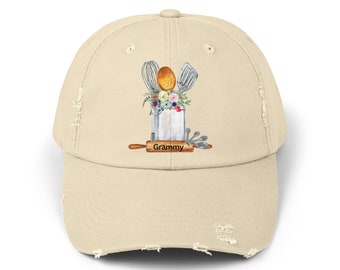 Personalized Baker Cap, Custom Baker's Hat, Gift for Baker, Chef Gift, Utensil Stand Baker'sCap, Gift for Bakers, Mom Hat, Baker's Hat
