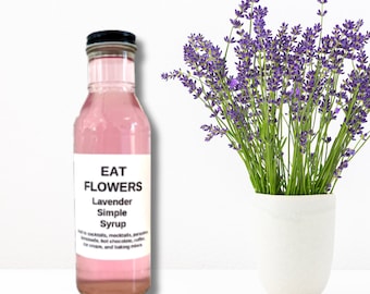 Lavendelsirup/Lavendelsirup für Kaffee/für Cocktails/Pfannkuchensirup/für Limonade/Mocktails/Kaffee