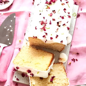 Rose Petal Tea Cake/Gifts for Foodies/Gourmet Baking Mixes/Tea Time/Mothers and Daughters Gift/Easy Baking Mix/Bake at Home Mix/Unique gift