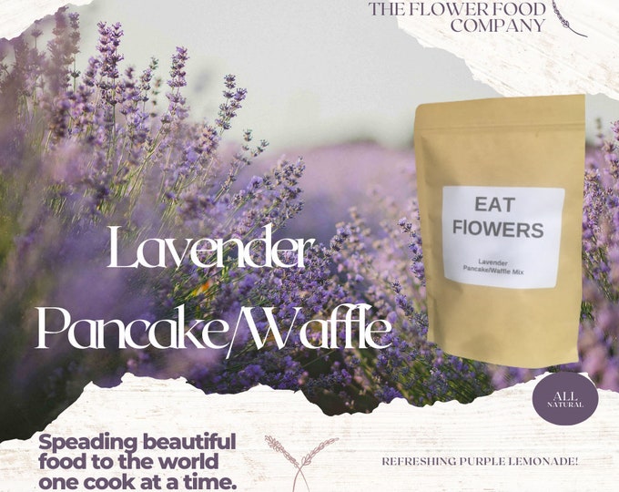 Lavender Buttermilk Pancake and Waffle Mix/Gifts for Foodies/Gourmet Baking Mixes