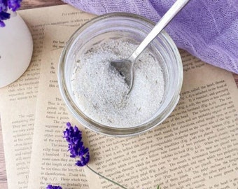 Lavender Sugar/Lavender Infused Sugar/ Culinary Lavender/ Lavender Scented Sugar/Organic Lavender and Sugar/Gift for Foodie/Cocktail Sugar