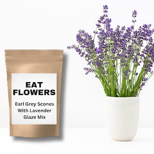 Lavender Scone and Earl Grey Mix/Scone Baking Mix/British Scone Mix/Gift for Foodies/Gourmet Baking Kit/Bake Together Kit/Culinary Lavender/