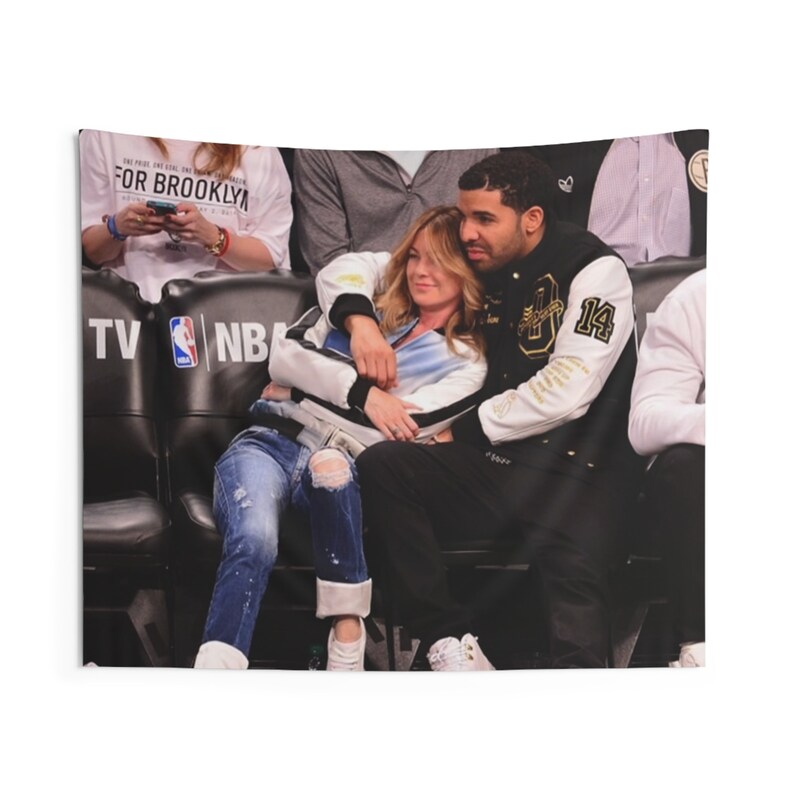 Drake and Ellen Pompeo Tapestry Etsy Canada
