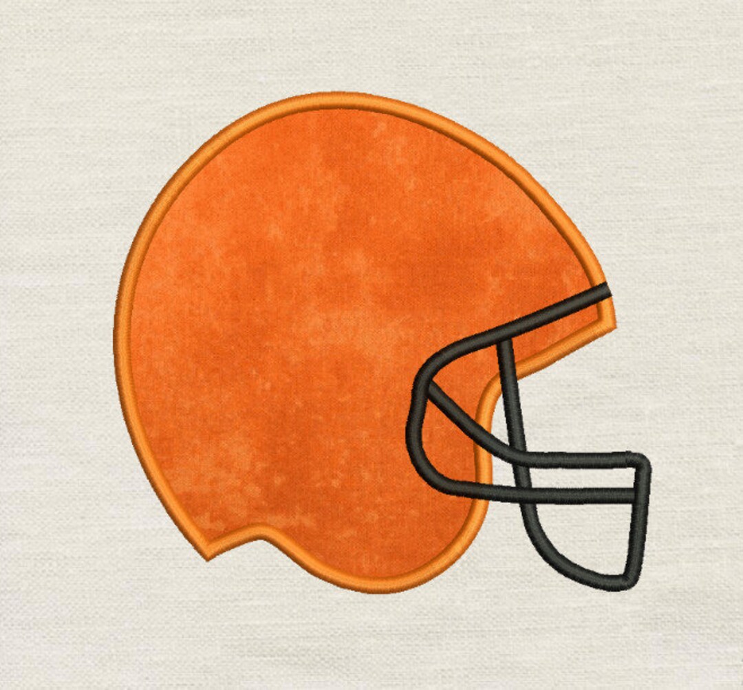 Football Helmet Applique Embroidery Design 3 SIZES Instant Etsy
