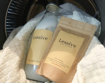 Lessive naturelle rechargeable écologique