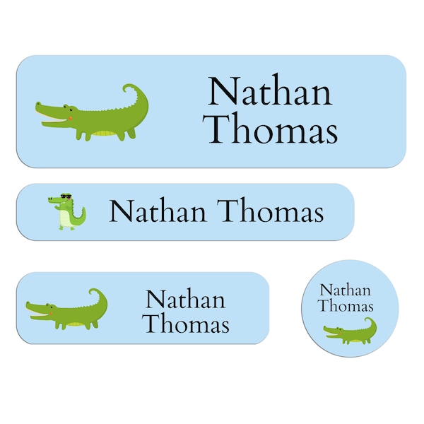 Name Labels for School Supplies | Custom Waterproof Stickers | Dishwasher Safe Labels for Kids | Personalized Name Labels | Daycare Labels
