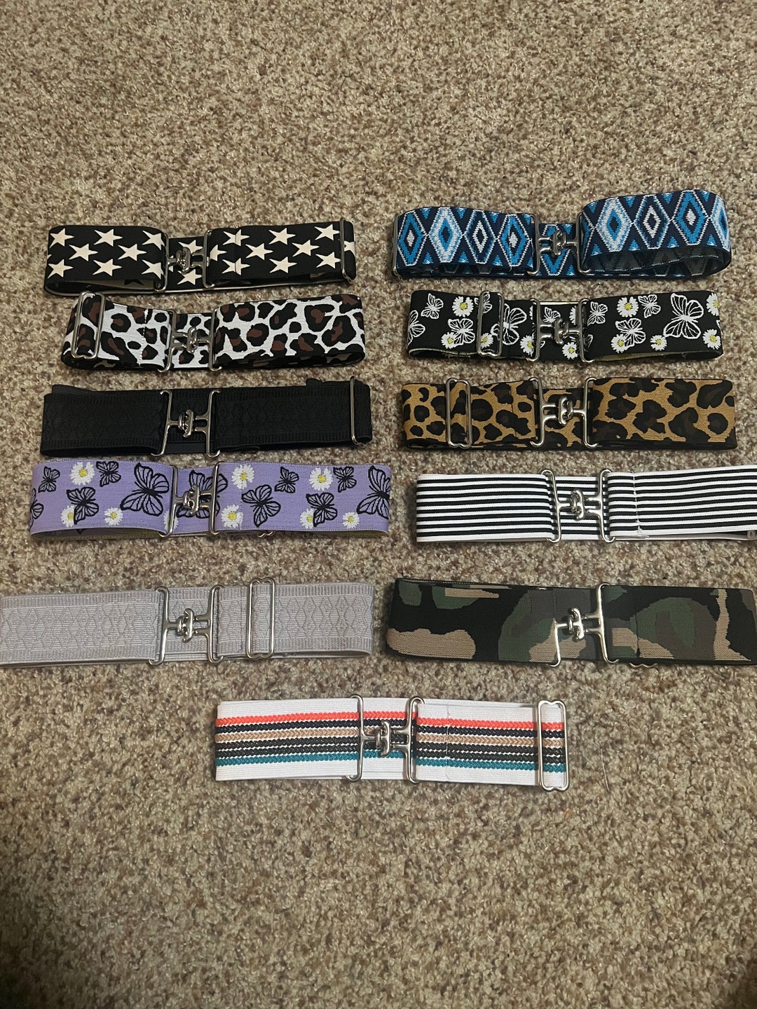 2 Cinch Equestrian Belts Etsy