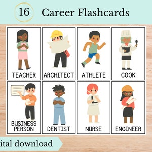 Career Flashcards, Digital Download