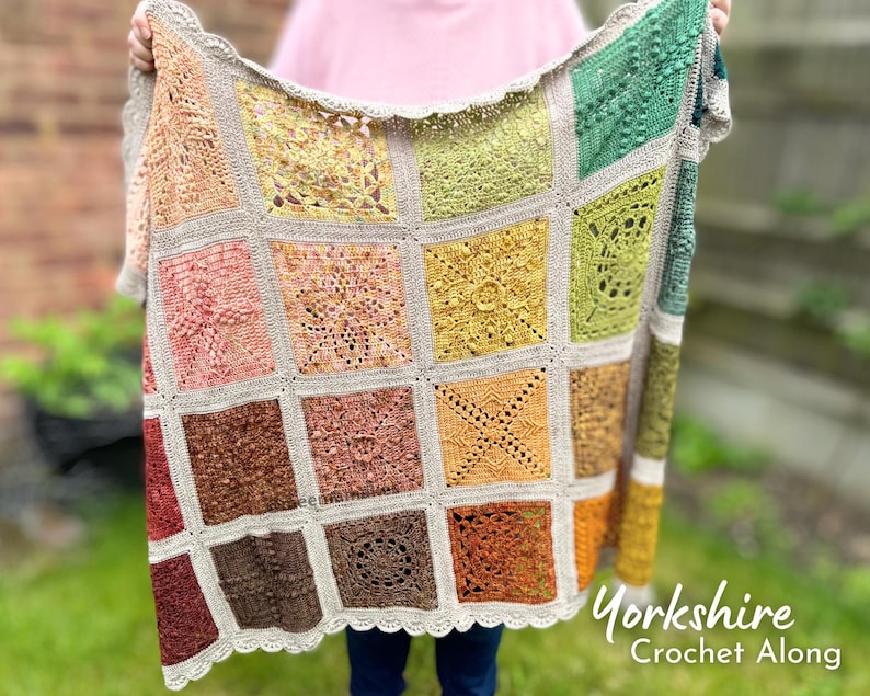 Yorkshire Blanket FULL PATTERN PDF Digital Download with Video