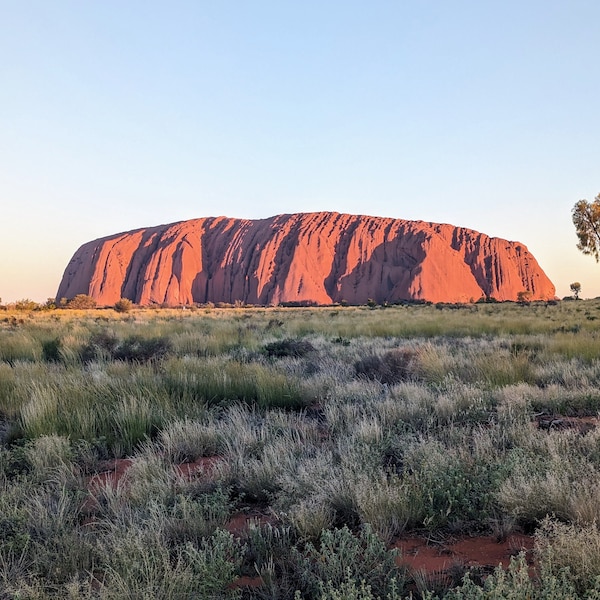 Desert Ayer's Rock Uluru Australia (Colour) - Printable Digital Image Download