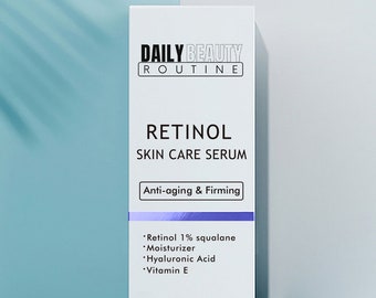 Retinol and Hyaluronic Acid Face Serum Face Brightening Firming 1fl Oz By DBR