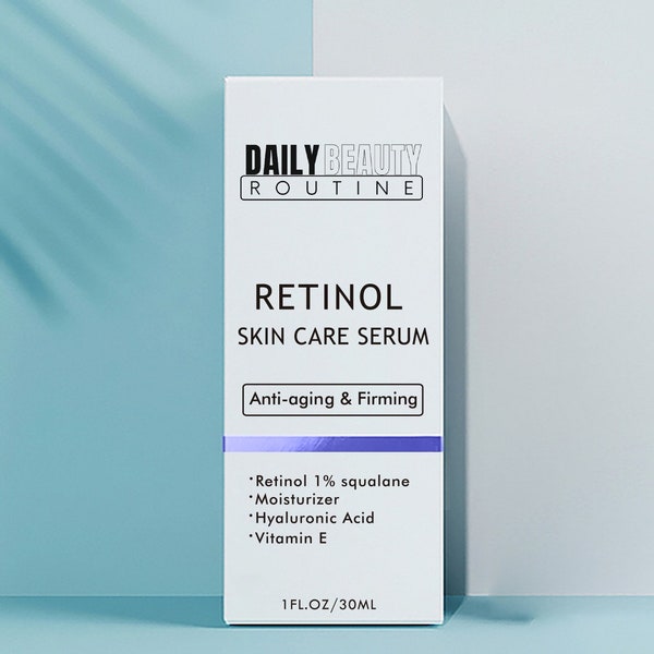 Retinol and Hyaluronic Acid Face Serum Face Brightening Firming 1fl Oz By DBR