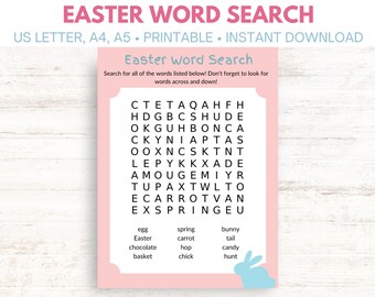 Easter Word Search | Easter Games for Kids | Easter Activities | Easter Printable