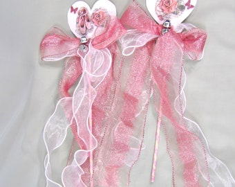 set of two ballerina wands pretend wands