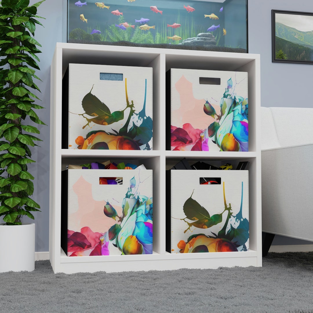 Floral Storage Box Home Decor Storage Container Unique Design Etsy