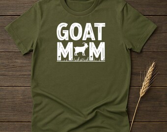 Funny Goat Mom T-Shirt, Farm Animal Lover Tee