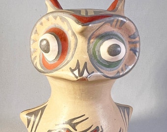 Santa Clara Margaret & Luther Gutierrez Pottery Owl 2 of 2