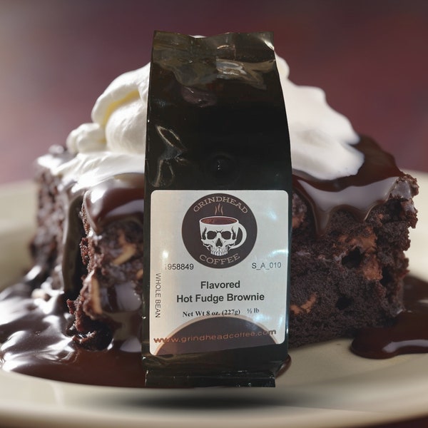 Hot Fudge Brownie Coffee - Luxury Coffee Lover Gift - Medium - Half lb Samples