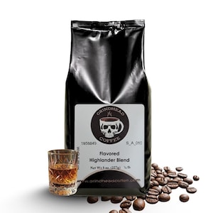 GrindHead Coffee – Highlander Grogg Flavor – Medium Roast, Scottish Brandy & Warm Spice – Flavorful Coffee