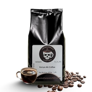 GrindHeadCoffee – Kenya AA – Medium Roast Coffee, Bold Body, Berry & Citrus Notes – Single Origin bild 1
