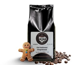 GrindHead Coffee – Old-Fashioned Gingerbread Flavor – Medium Roast, Warm Spice & Molasses