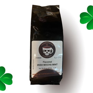 Irish Mocha Mint - St Patricks Day Coffee - Mocha Coffee - Chocolate Flavor - Luxury Coffee Lover Gift -