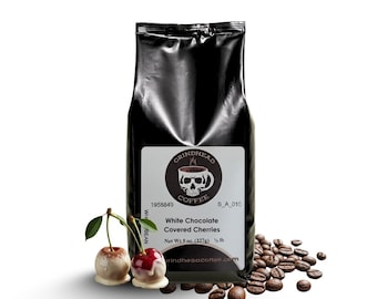 GrindHead Coffee – White Chocolate Covered Cherries – Medium Roast, Maraschino Cherry & Smooth Cocoa