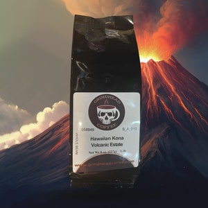 Hawaiian Kona Volcanic Estate - Coffee Blend - Coffee Lover Gift - medium-bodied brew