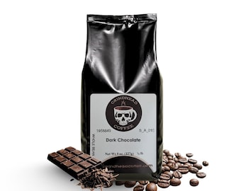 GrindHead Coffee – Dark Chocolate Flavor – Medium Roast, Rich Cocoa & Velvety Finish