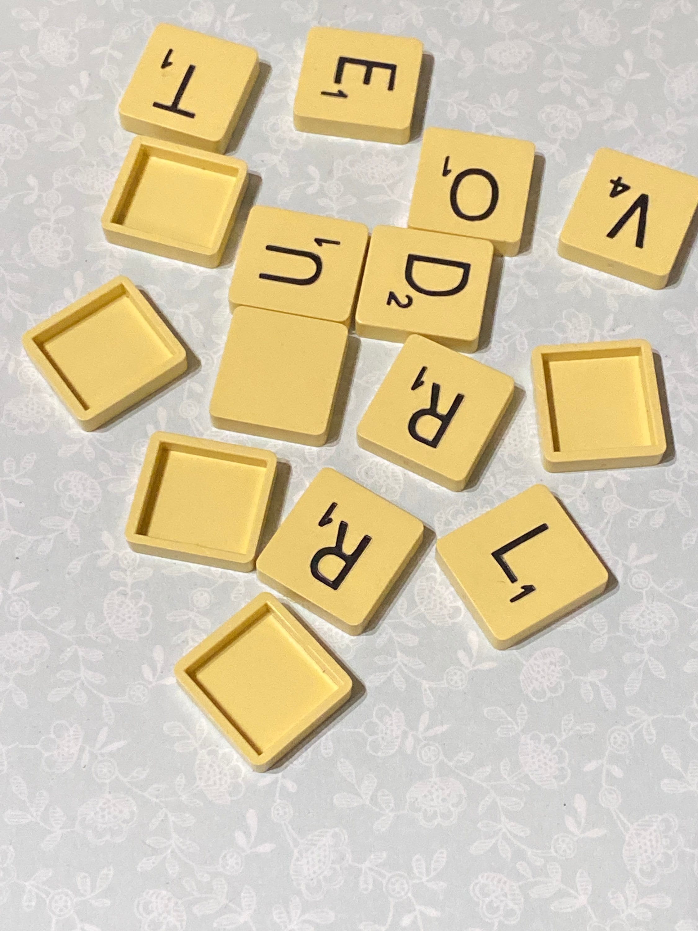 Individual Scrabble Pieces Wooden Letters Crafting Game Pieces 