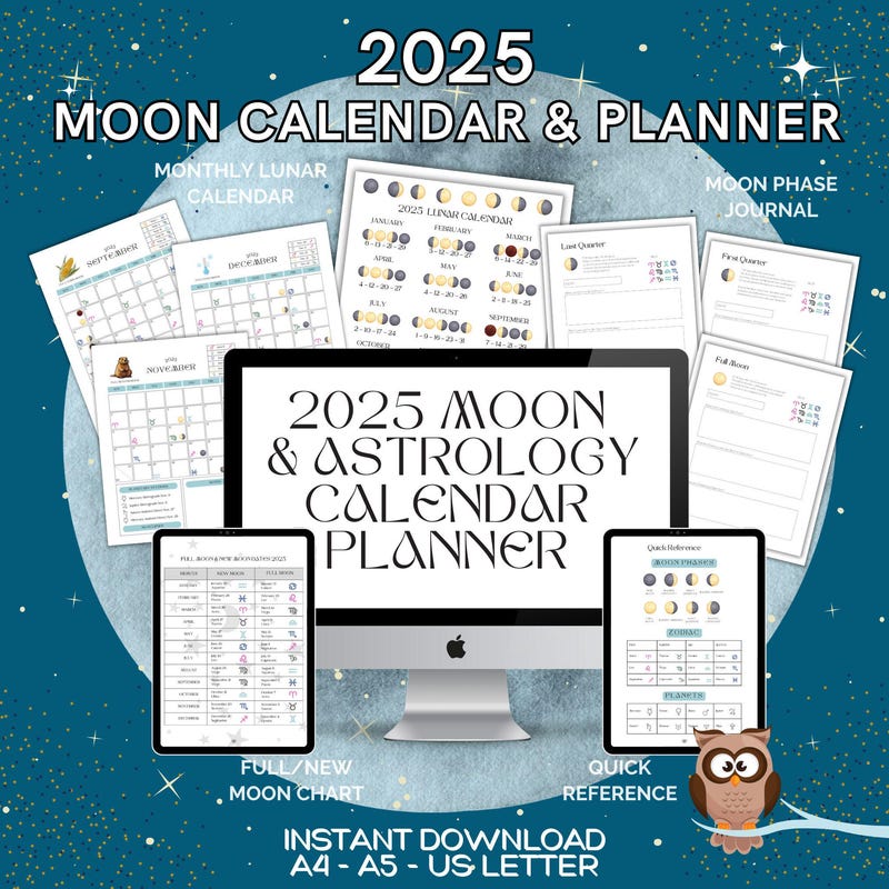 2025 Eclipses Astrology Etsy