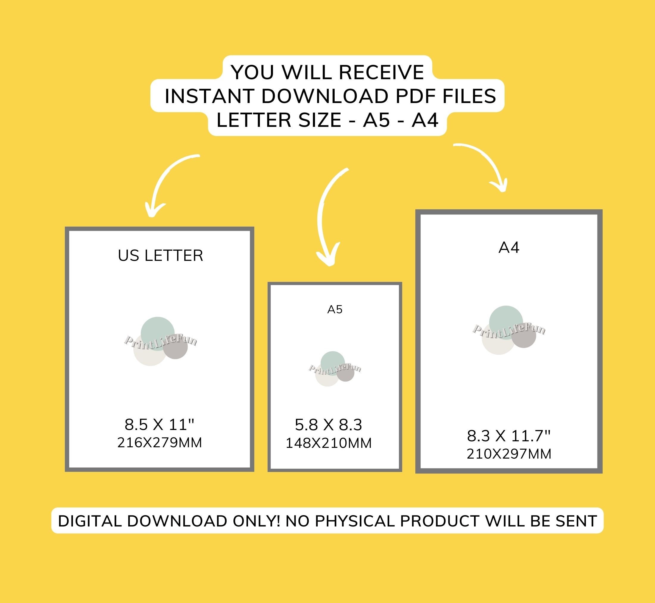 Pomodoro Tracker Planner Printable Bundle - Printable Productivity ...