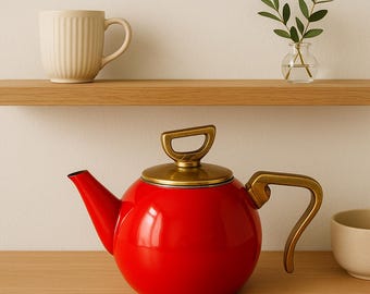 Vintage Brown Enamelware 