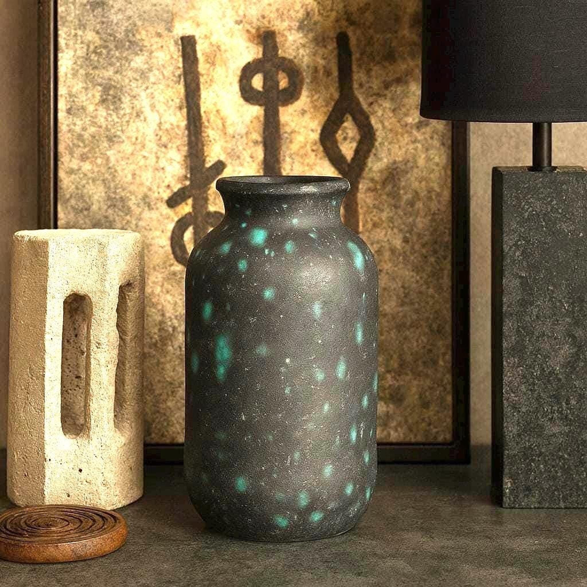 West German Blue Vase - Etsy