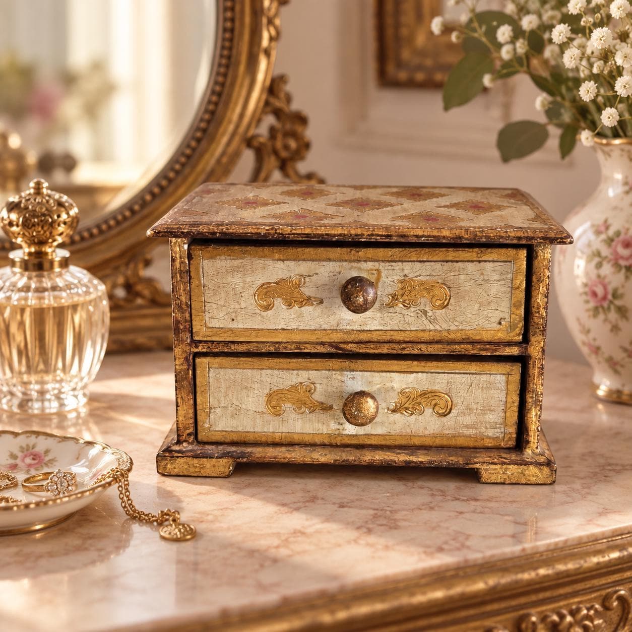 Florentine Jewelry Box - Etsy