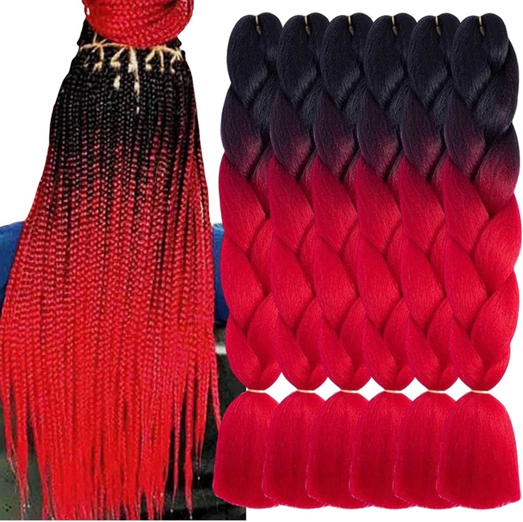 Ombre Jumbo Synthetic Braiding Hair Jumbo Braid Ombre Braiding Hair for
