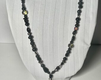Black Ankh Necklace <3