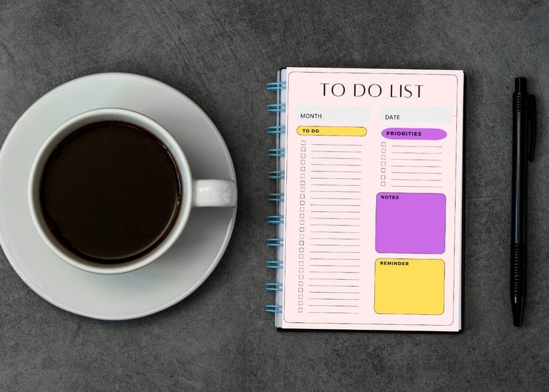 Editable Planner Todo List Planner Task Management Daily to Do List ...