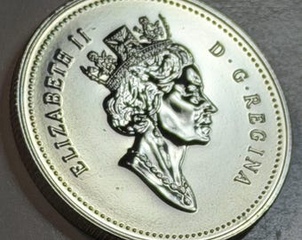 Moneda canadiense de 50 centavos de 1993, sin circular, en perfecto estado (BU) - Medio dólar canadiense antiguo de 33 años de antigüedad, en estado impecable (Gem Brilliant Uncirculated).