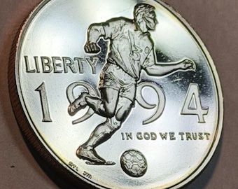 1994-P FIFA World Cup Commemorative Half Dollar: USA Proof Coin