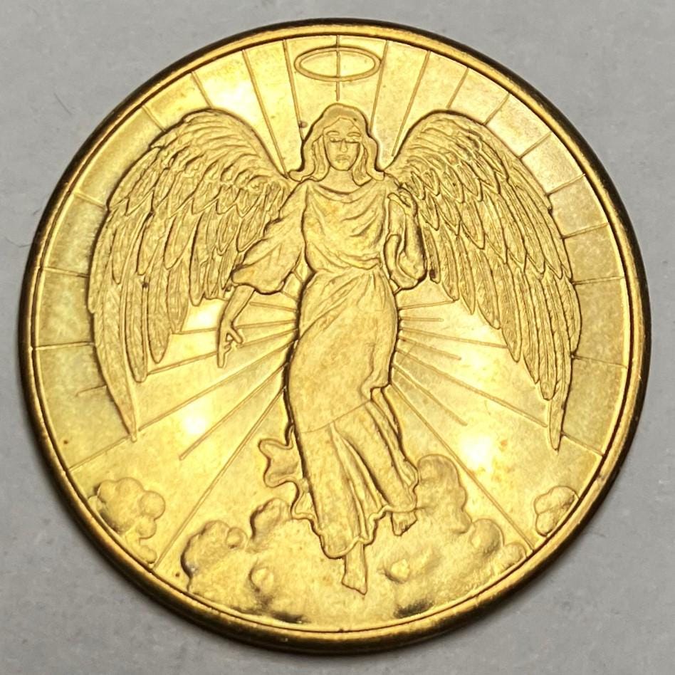 Guardian Angel Coin - Spiritual Religious Token - Catholic Relief ...