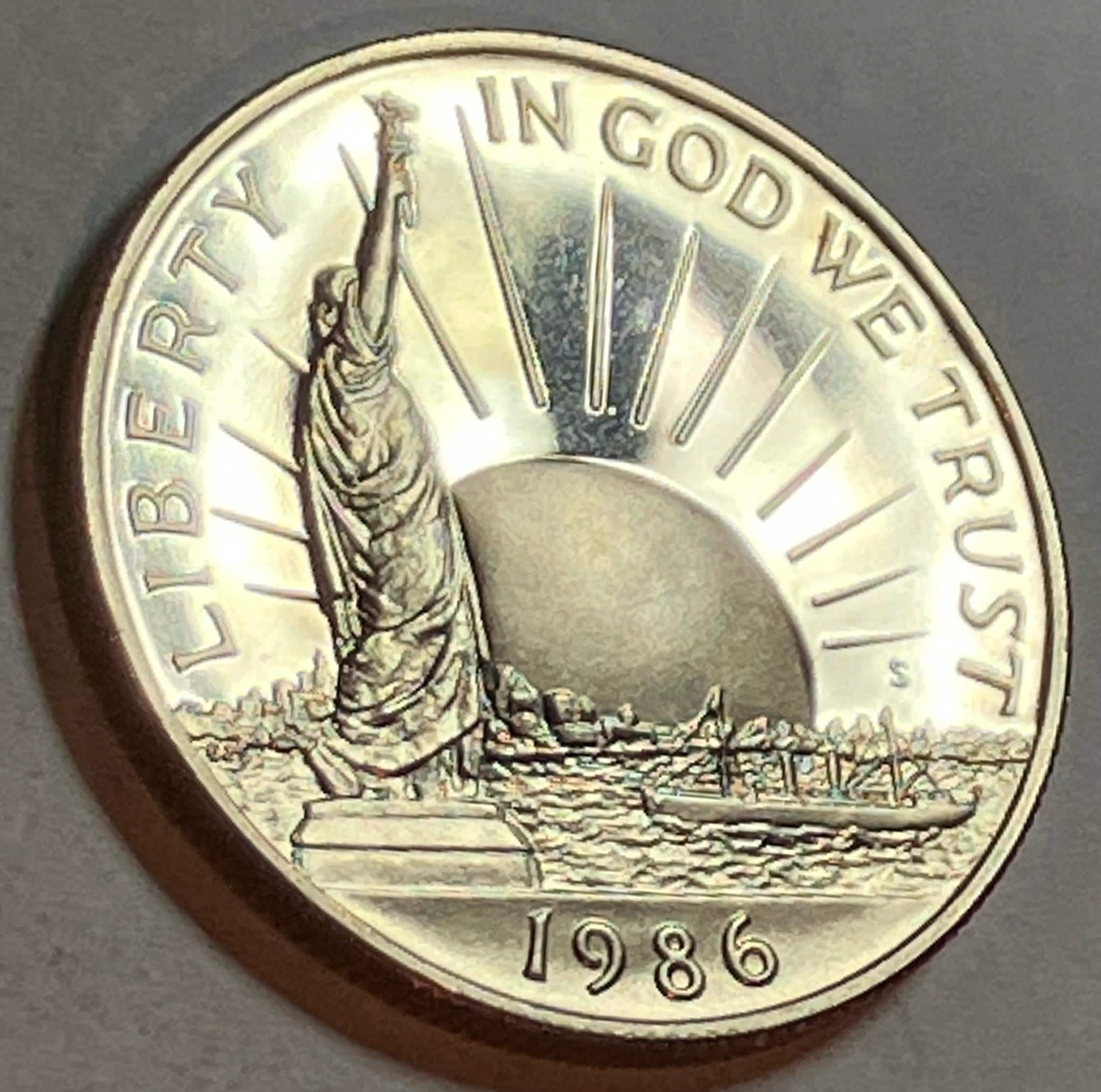 Ellis Island 1986 Liberty Coin - Etsy