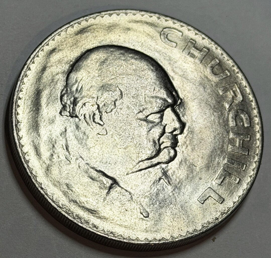1965 Winston Churchill Crown Coin, British Commemorative (39mm) - Etsy
