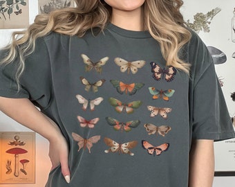 Vintage Moths Comfort Colors Graphic Tee